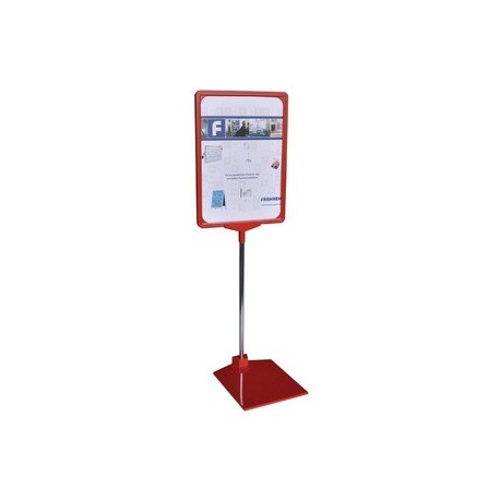 Franken porte-infos / support prix, din a4, rouge