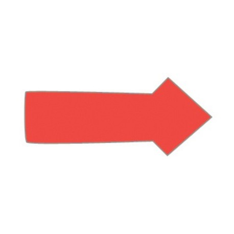 Franken symbole magnétique "flèche", 10 x 20 mm, rouge