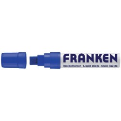 Franken craie liquide jumbo, largeur de tracé: 5-15 mm, bleu