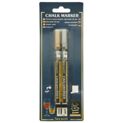 Securit feutre-craie original small, kit de 2