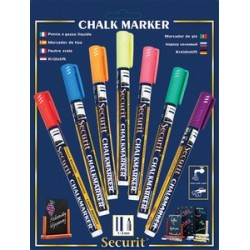 Securit feutre-craie original small, kit de 7