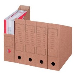 Smartboxpro collecteur vertical à archives, a4, marron (LOT DE 20)