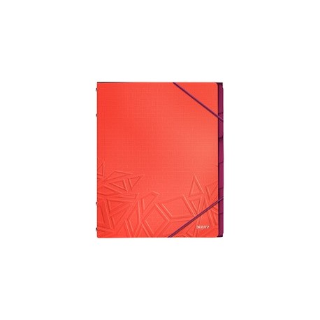 Leitz trieur urban chic, a4, pp, 6 compartiments, gris