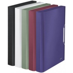 Leitz classeur-trieur style, a4, pp, 6 compartiments, rouge