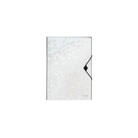 Leitz classeur-trieur wow, a4, pp, 6 compartiments, bleu