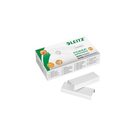 Leitz agrafes 24/ 6 power performance p3, blanc