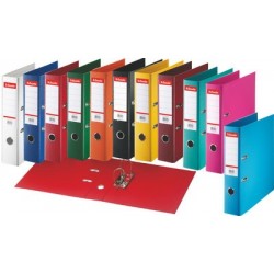 Esselte classeur en plastique standard, a4, 50 mm, turquoise