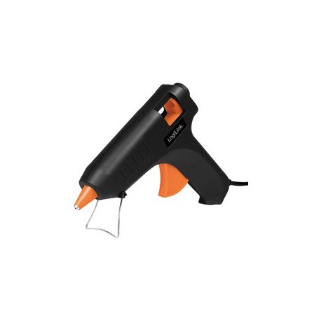 Logilink pistolet à colle, 20 watts, noir/orange