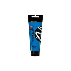 Marabu peinture acrylique artist acryl, 120 ml, bleu phtalo