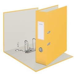 Leitz classeur en plastique cosy soft-touch, a4, 80 mm, gris