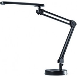Hansa lampe de bureau led 4 stars, avec socle, noir