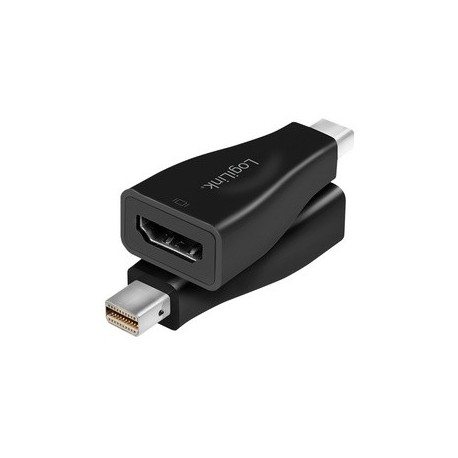 Logilink adaptateur mini displayport 4k - hdmi, noir