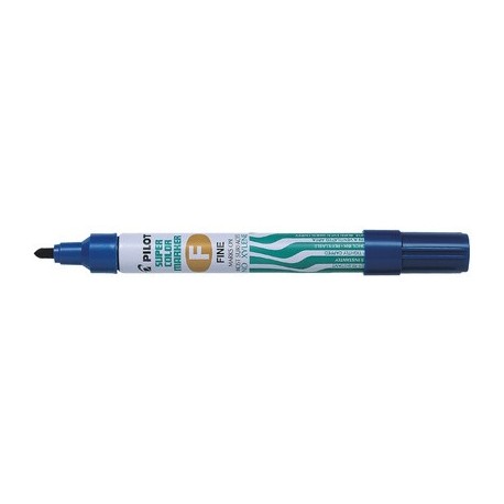 Pilot marqueur permanent super color fine, bleu