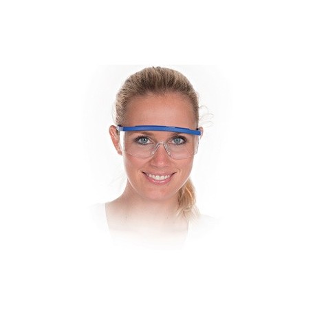 Hygostar lunettes de protection bleu, verres transparents