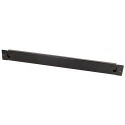 Logilink panneau plein 19", 1 u, en métal, noir (ral9005)