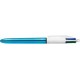 Bic stylo à bille rétractable 4colours shine, tracé: 0,32 mm