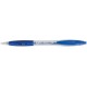 Bic stylo à bille rétractable atlantis classic, bleu
