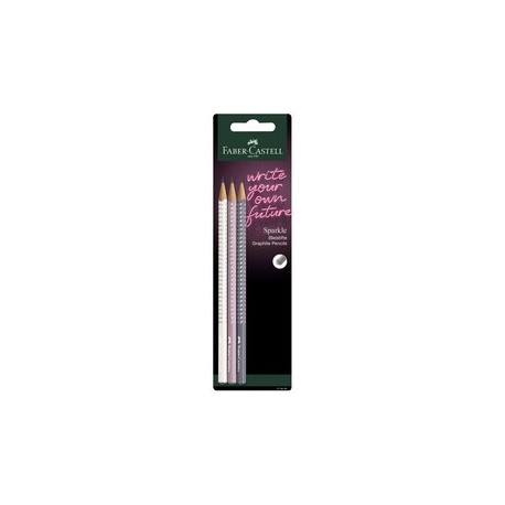 Faber-castell set de crayon à papier grip sparkle eté