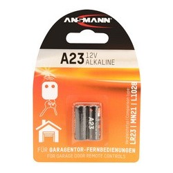 Ansmann pile alcaline, a23/lr23, blister de 2