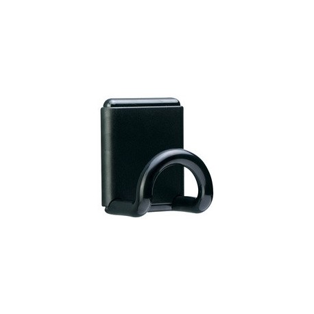 Unilux patère ul 491, noir, magnétique, fixation magnétique
