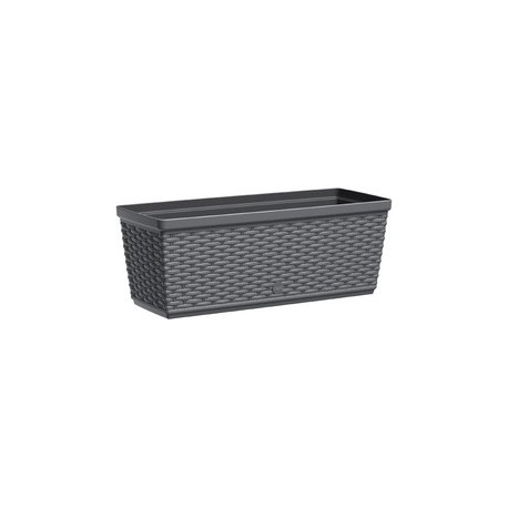 Emsa jardinière aqua comfort casa mesh, (l)750 mm, granit