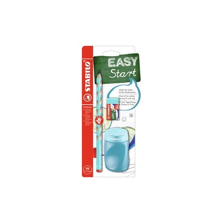 Stabilo kit pour écolier easygraph, pour gauchers, bleu