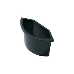 Helit compartiment pour corbeille à papier h69059, gris