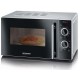 Severin micro-ondes mw 7875, fonction grill, inox/noir