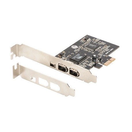 Digitus carte pci express firewire 1394a, 2+1 ports