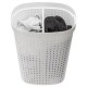 Plast team panier à linge seoul, 60,8 litres, ovale, gris