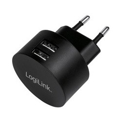 Logilink chargeur secteur usb pour fast charging, 2x usb