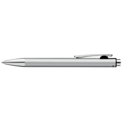 Pelikan stylo à bille rétractable snap metallic, argent