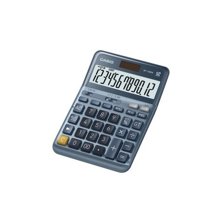 Casio calculatrice de bureau df-120em, 12 chiffres, argent