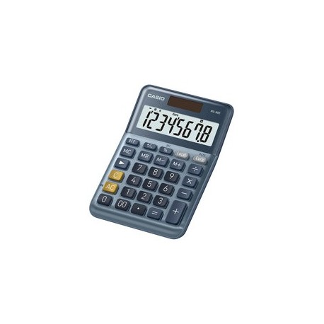 Casio calculatrice de bureau ms-80e, 8 chiffres, argent