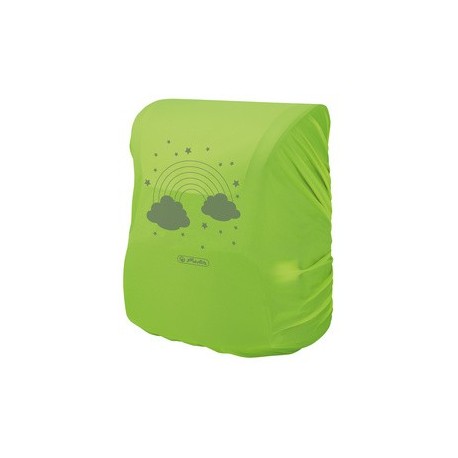 Herlitz housse de pluie et de sécurité pour cartable, jaune