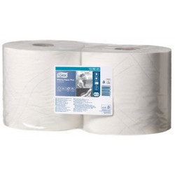 Tork rouleau de papier nettoyant multi-usages, 2 plis, blanc