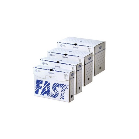 Fast boîte archives, 250 x 330 mm, largeur de dos: 100 mm (LOT DE 25)
