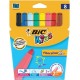 Bic kids feutre visacolor, étui en carton de 8