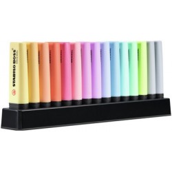 Stabilo surligneur boss original pastel, set de table de 15