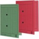 Elba chemise, a4, carton manille, rouge (LOT DE 50)