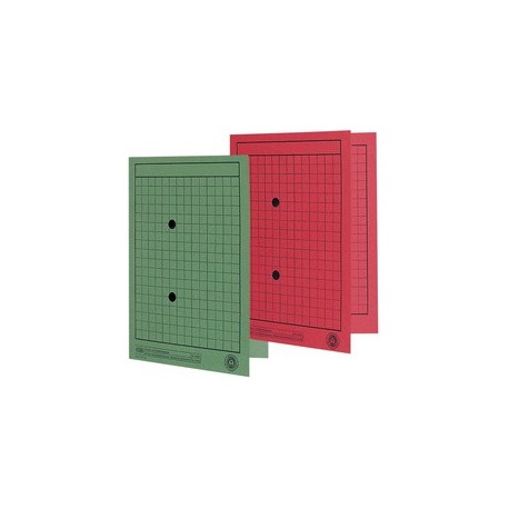 Elba chemise, a4, carton manille, rouge (LOT DE 50)