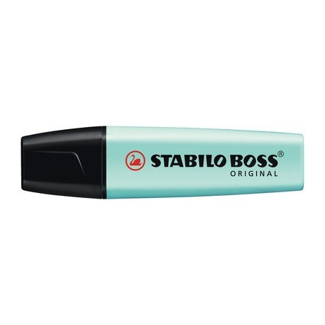 Stabilo surligneur boss original pastel, fraicheur de bleu