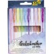 Folia stylo gel pastell, couleurs assorties, étui de 10