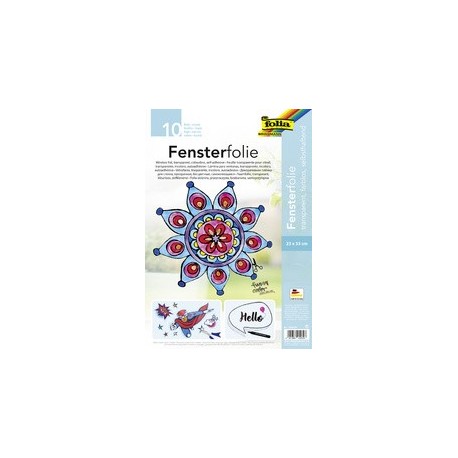 Folia film pour fenêtre, 230 x 330 mm, incolore