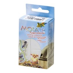 Folia enduit de remplissage de joints mosaïque, 250 g, blanc