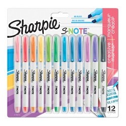 Sharpie marqueur créatif s-note, carte blister de 4