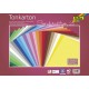 Folia carton teinté, (l)350 x (h)500 mm, 220 g/m2, assorti