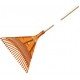 Bradas balai à feuilles quick fit, manche en bois, 22 dents