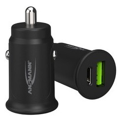 Ansmann chargeur voiture usb in-car-charger cc230pd, 2x usb
