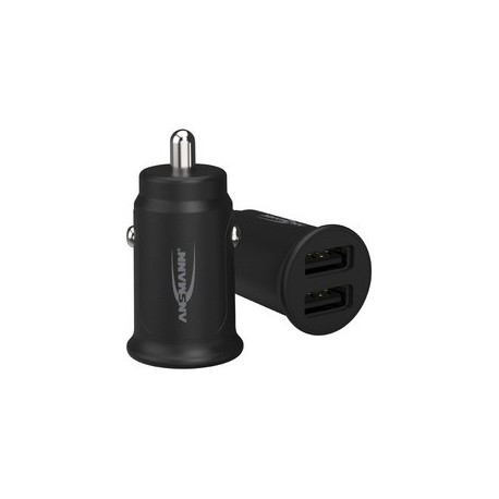 Ansmann chargeur voiture usb in-car-charger cc212, 2x usb